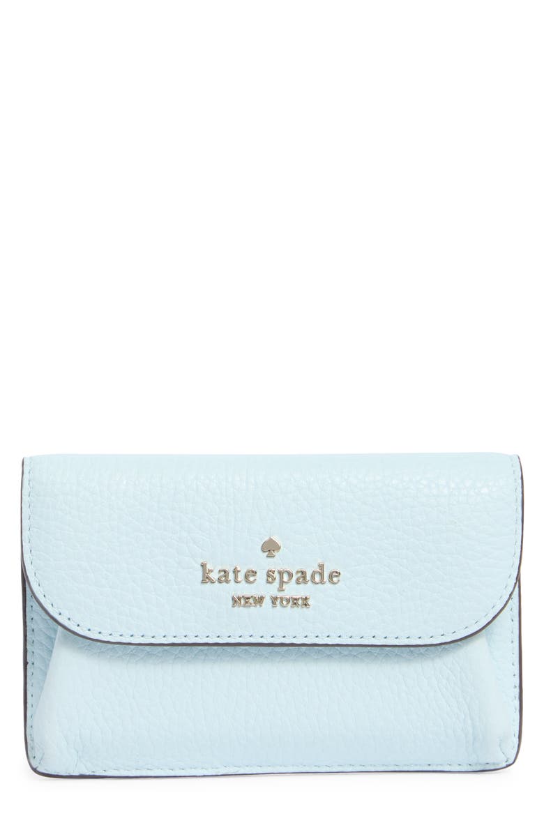 small flap card wallet, Main, color, CRISP SKY