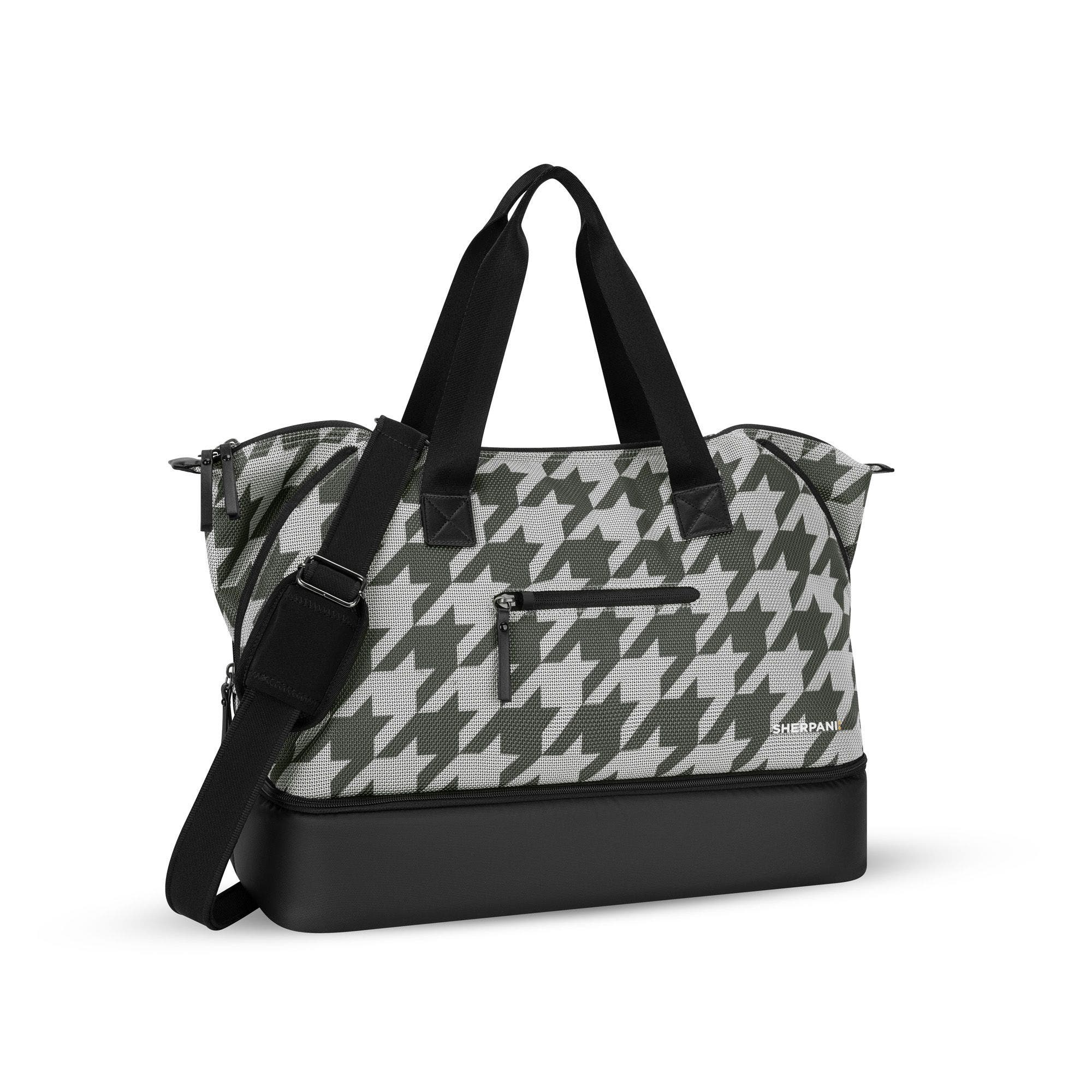 Sherpani Boston Anti-Theft Weekender Duffle Bag, Alternate, color, Houndstooth