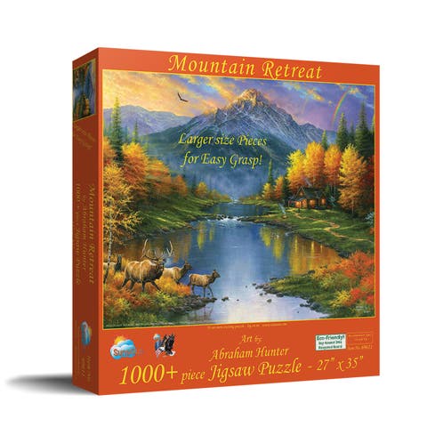 Mountain Retreat 1000 piece Jigsaw Puzzle for Adults Large Pieces
