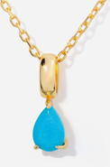 Little Sky Stone Birthstone Teardrop Necklace