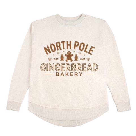 North Pole Gingerbread Christmas Women's Sweatshirt