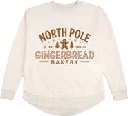 Sweet Wink North Pole Gingerbread Christmas Women's Sweatshirt