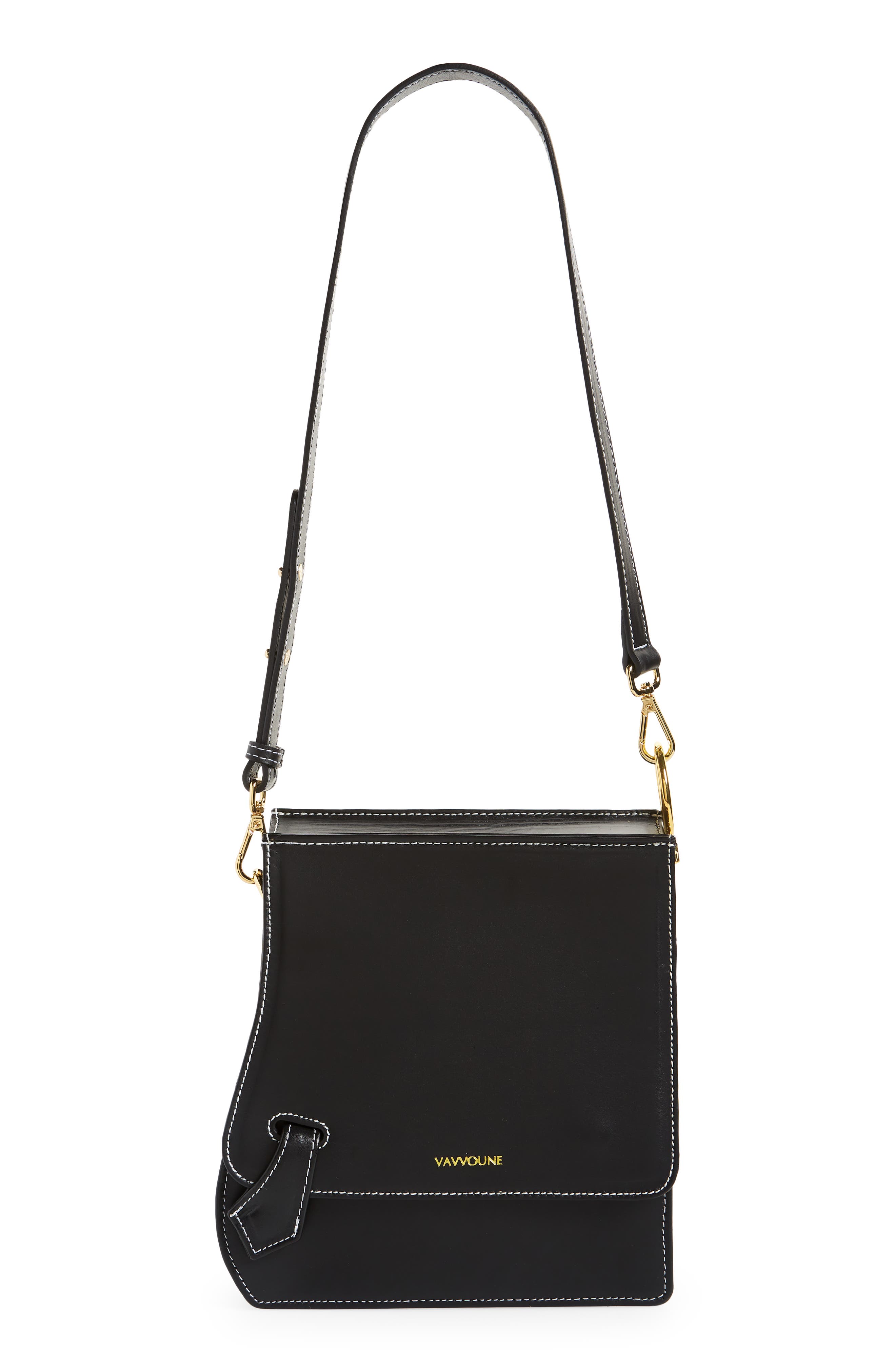 Vavvoune Riya Leather Shoulder Bag, Main, color, 