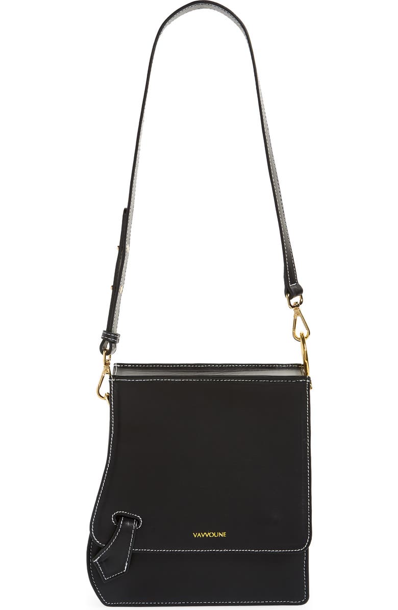 Vavvoune Riya Leather Shoulder Bag, Main, color,