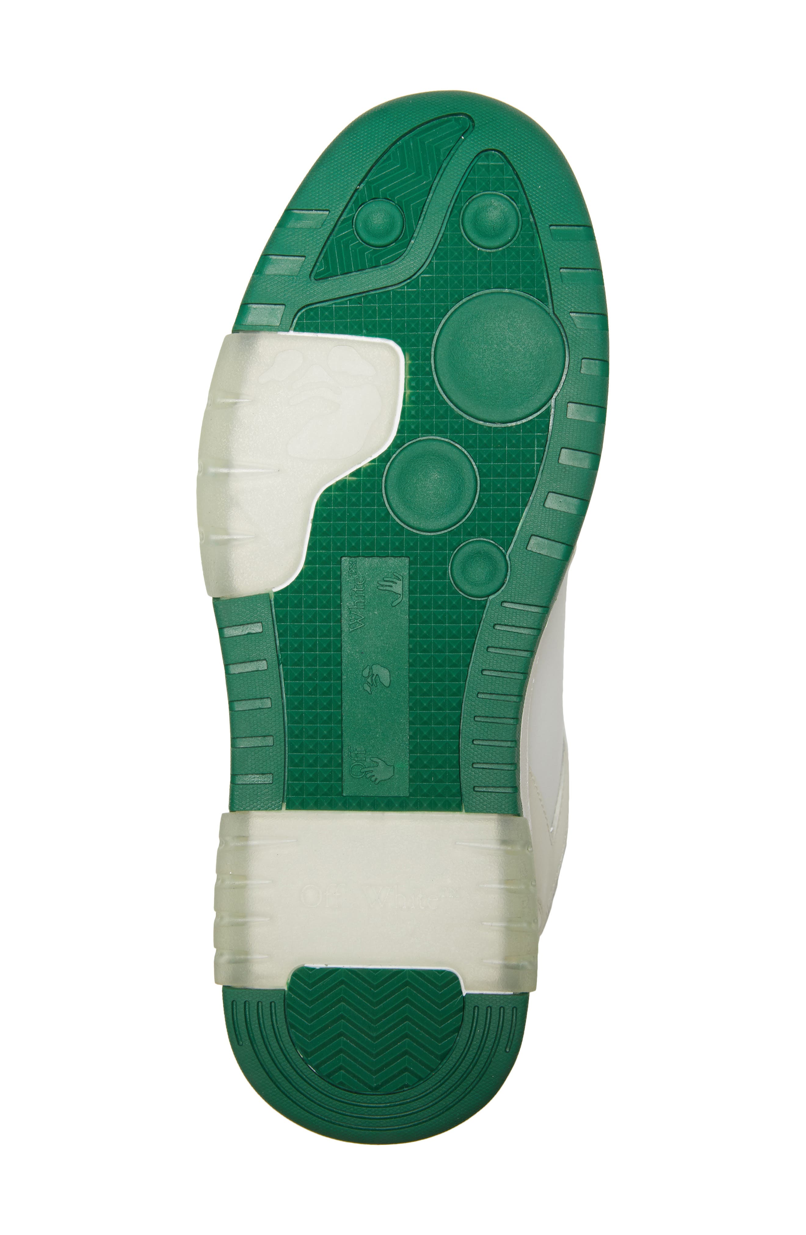 Off-White Out of Office OOO Low Top Sneaker, Alternate, color, White Green