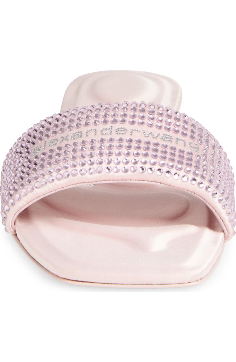 Alexander Wang Vy Crystal Embellished Slide Sandal, Alternate, color, Light Pink