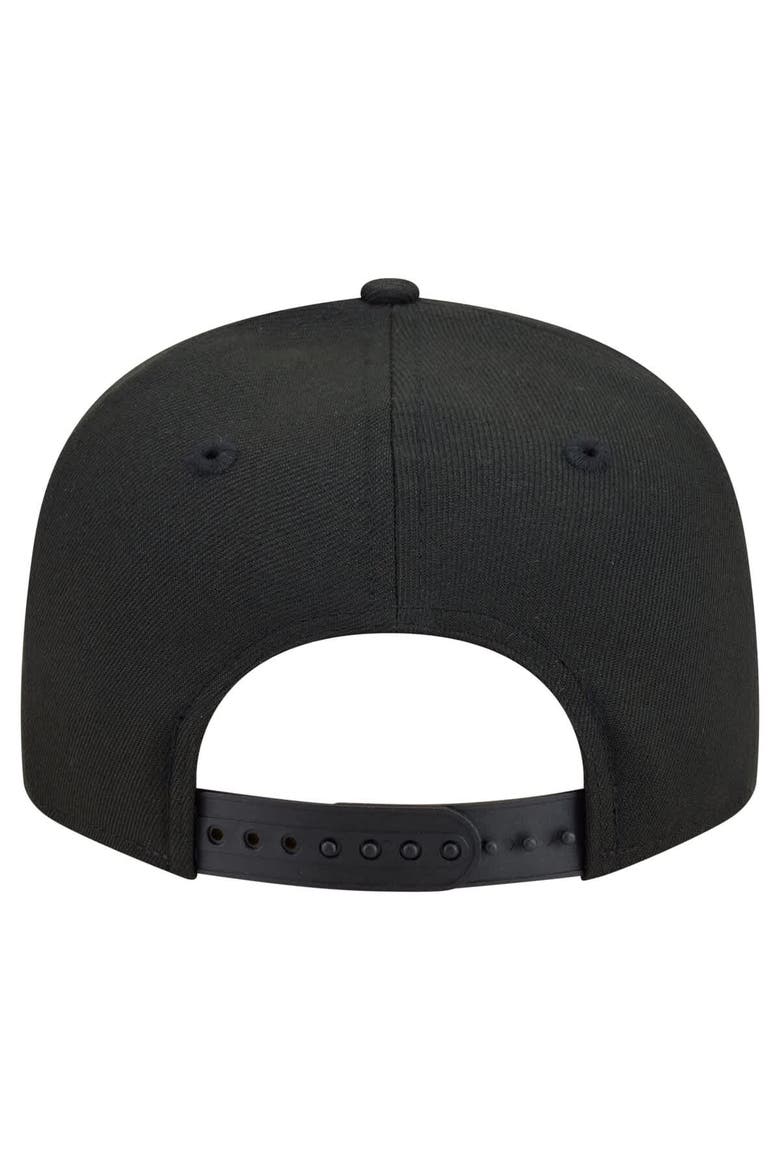 Men's New Era  Black Las Vegas Raiders Core Team Script 9FIFTY Snapback Hat, Alternate, color, Black