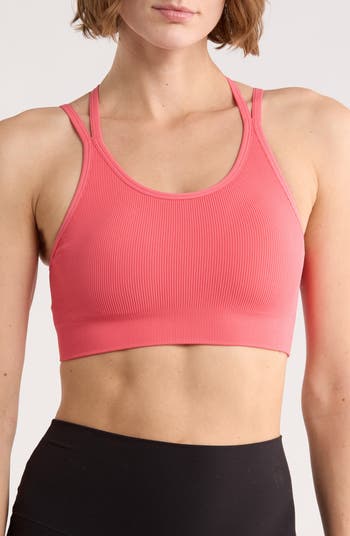 Z by Zella Crossback Seamless Sports Bra | Nordstromrack