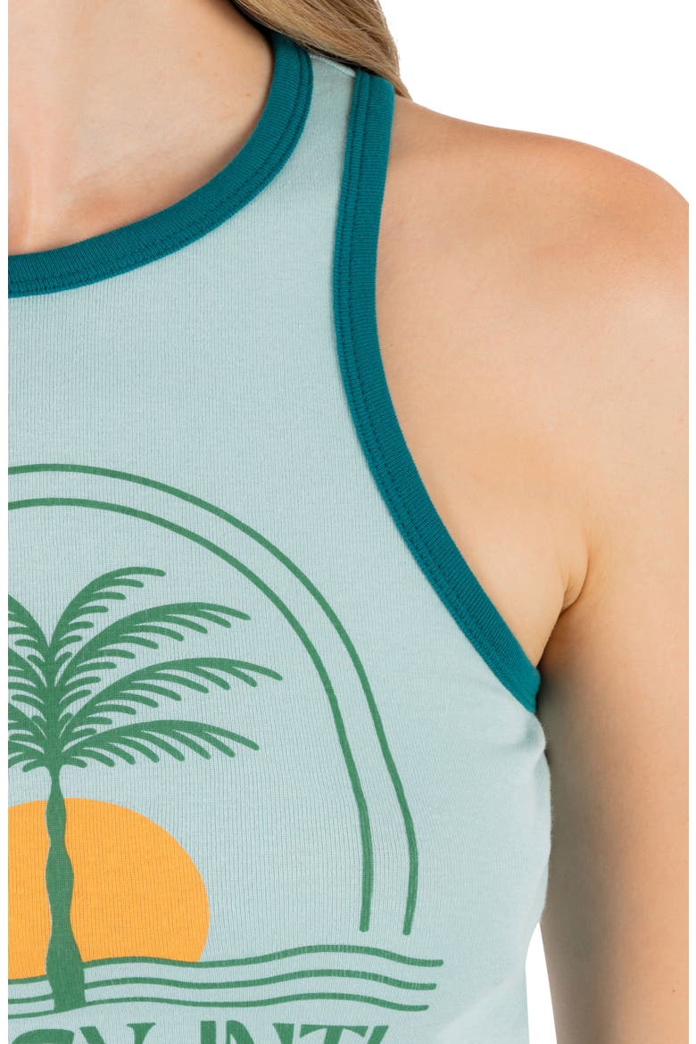 Tranquil Sea Graphic Tank, Alternate, color, CANAL BLUE