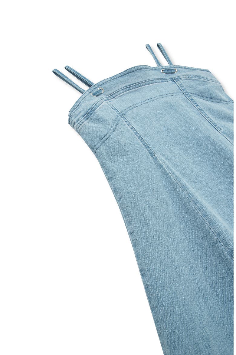 Kids' Denim Fit & Flare Dress, Alternate, color, INDIGO