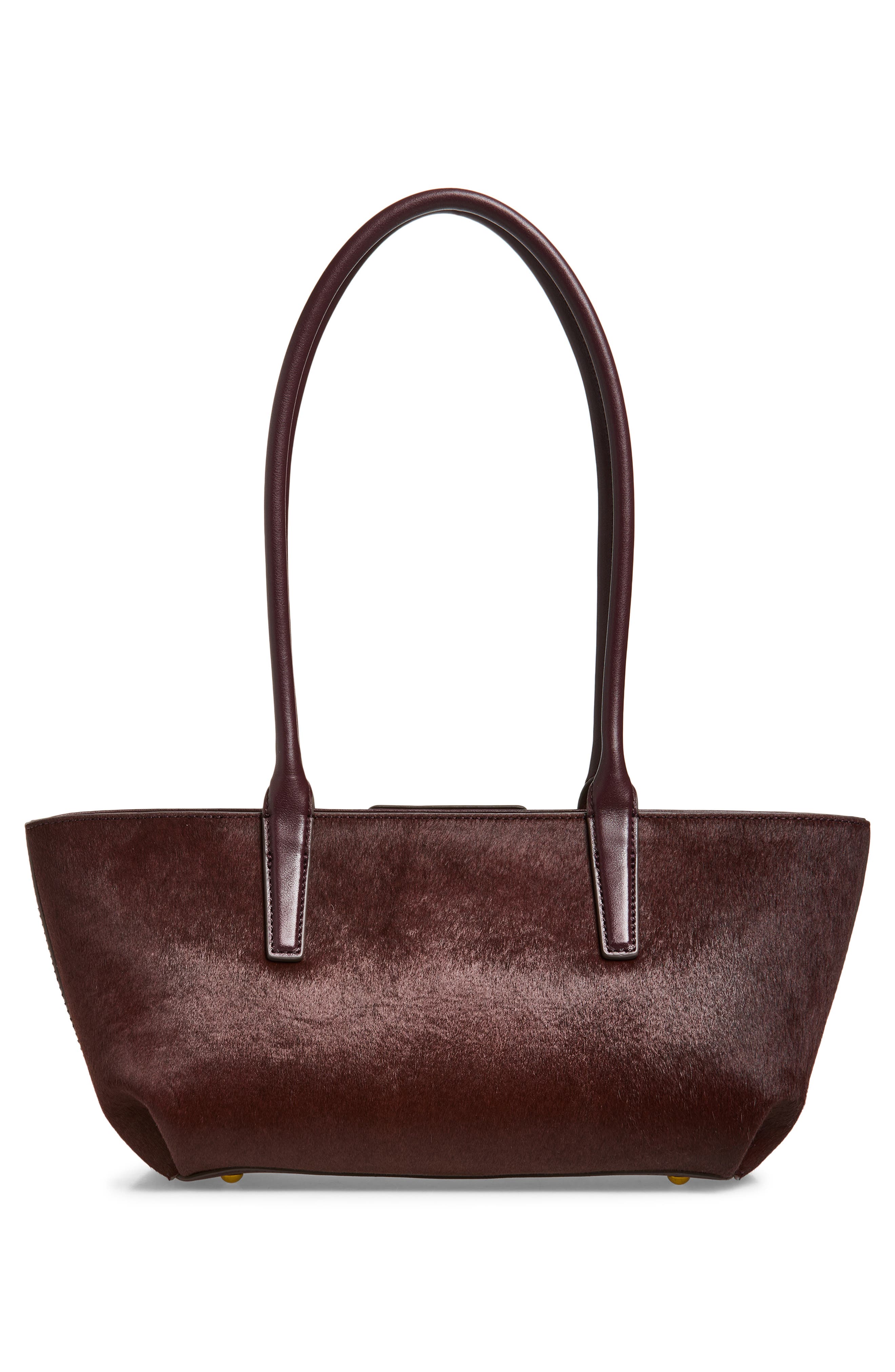 Realm Genuine Calf Hair Satchel, Alternate, color, BLACKBERRY CALF HAIR