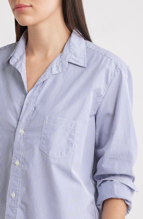Frank & Eileen Eileen Relaxed Button-up Shirt In Blue
