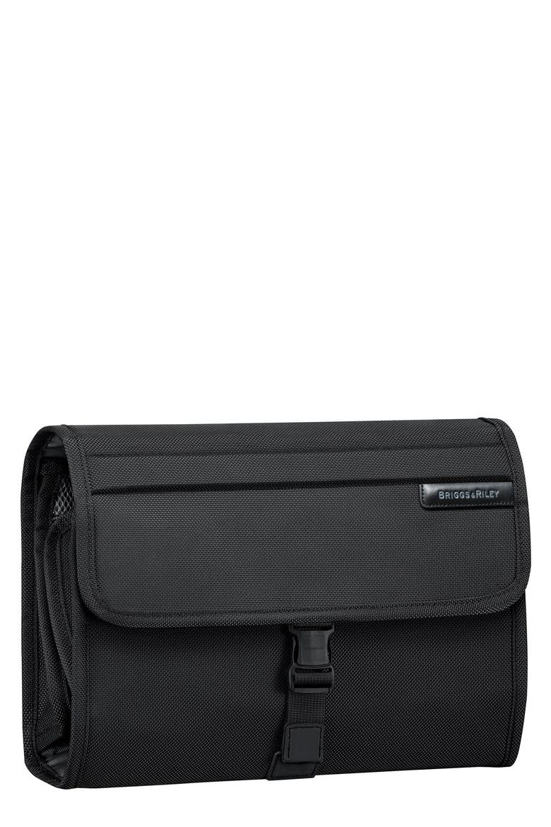 Baseline Deluxe Hanging Toiletry Kit, Main, color, BLACK