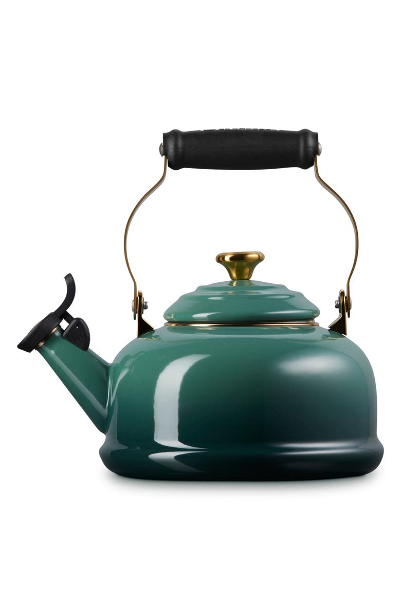 Le Creuset Classic Whistling Kettle with Golden Knob, Alternate, color,
