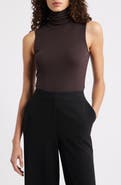 Theory Wendel Sleeveless Turtleneck Top
