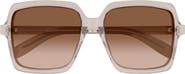 Saint Laurent 56mm Gradient Square Sunglasses