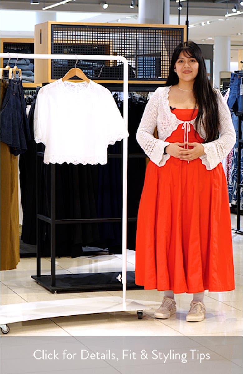 The Embroidered Ramie Top, sales video thumbnail