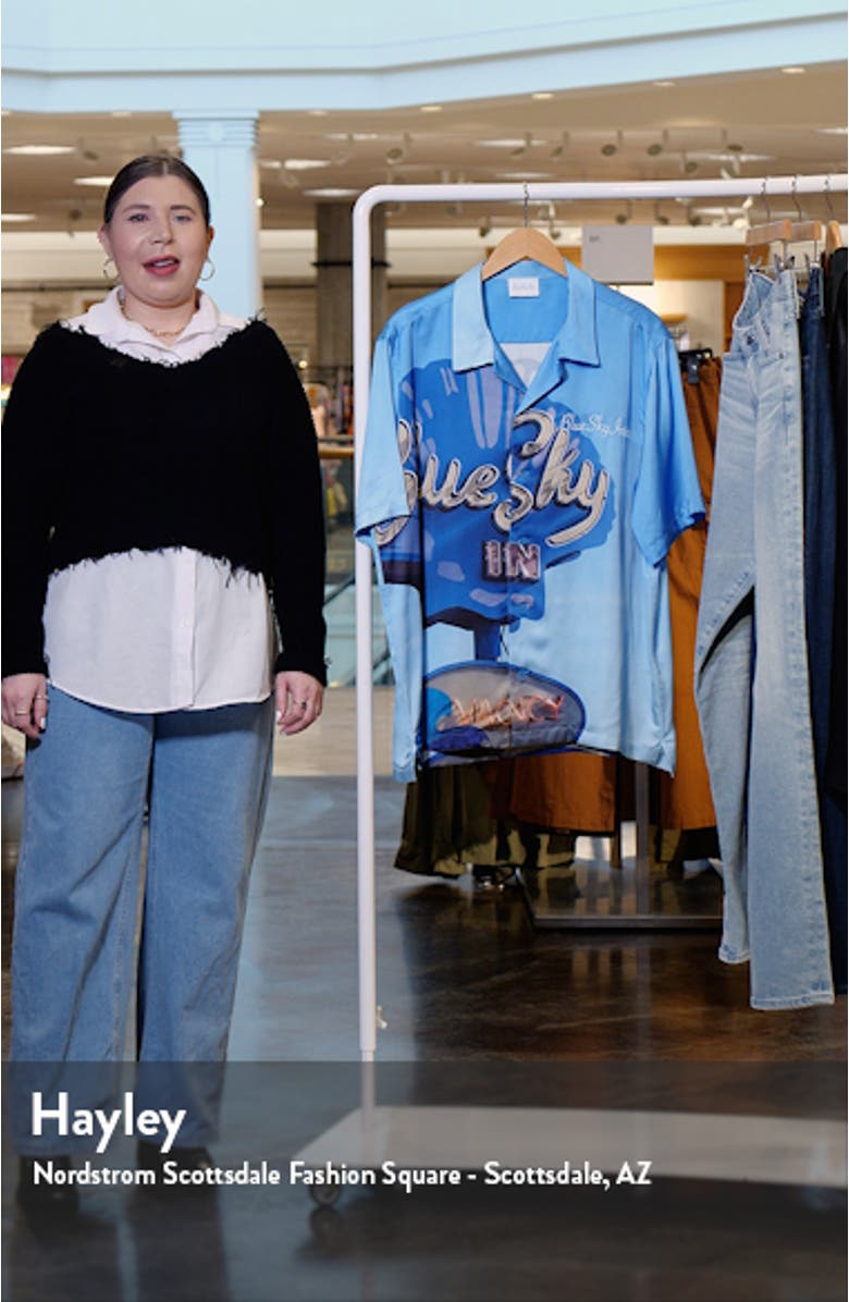 Neon Shell Short Sleeve Button-Up Shirt, sales video thumbnail