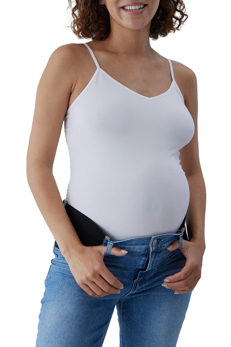 Seamless Maternity Camisole, Main, color, WHITE