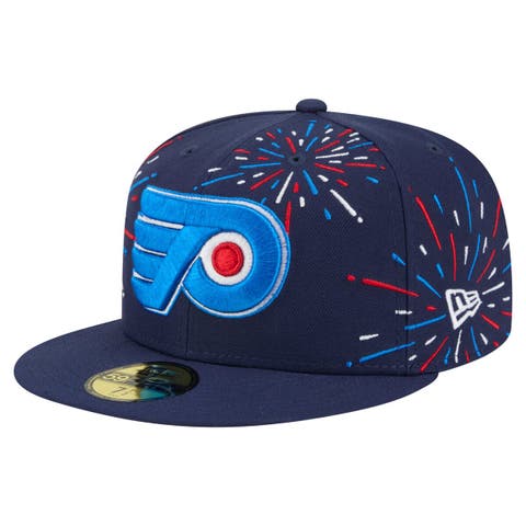 Men's New Era  Navy Philadelphia Flyers Americana Fireworks 59FIFTY Fitted Hat