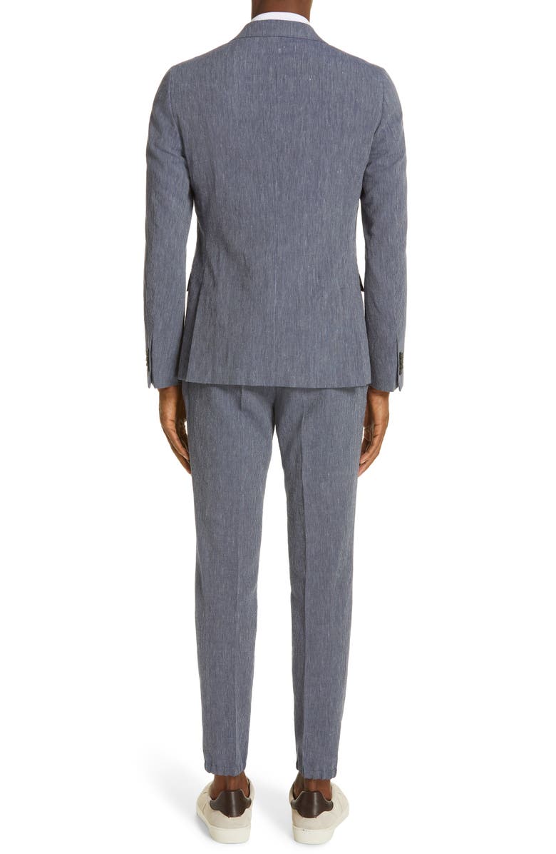 Z Zegna D8 Seersucker Suit, Alternate, color, 