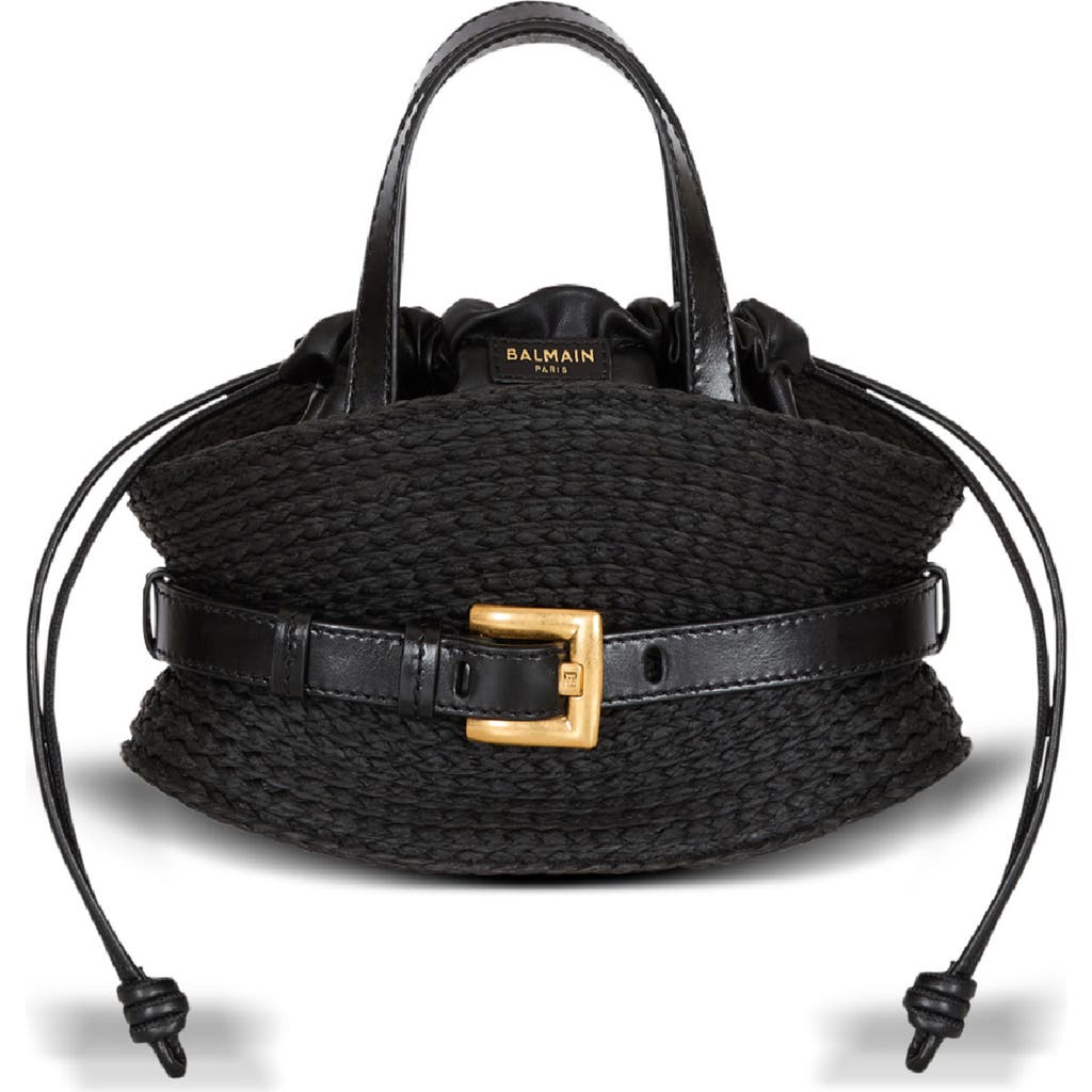 Balmain Shuffle Mini Bag In Black
