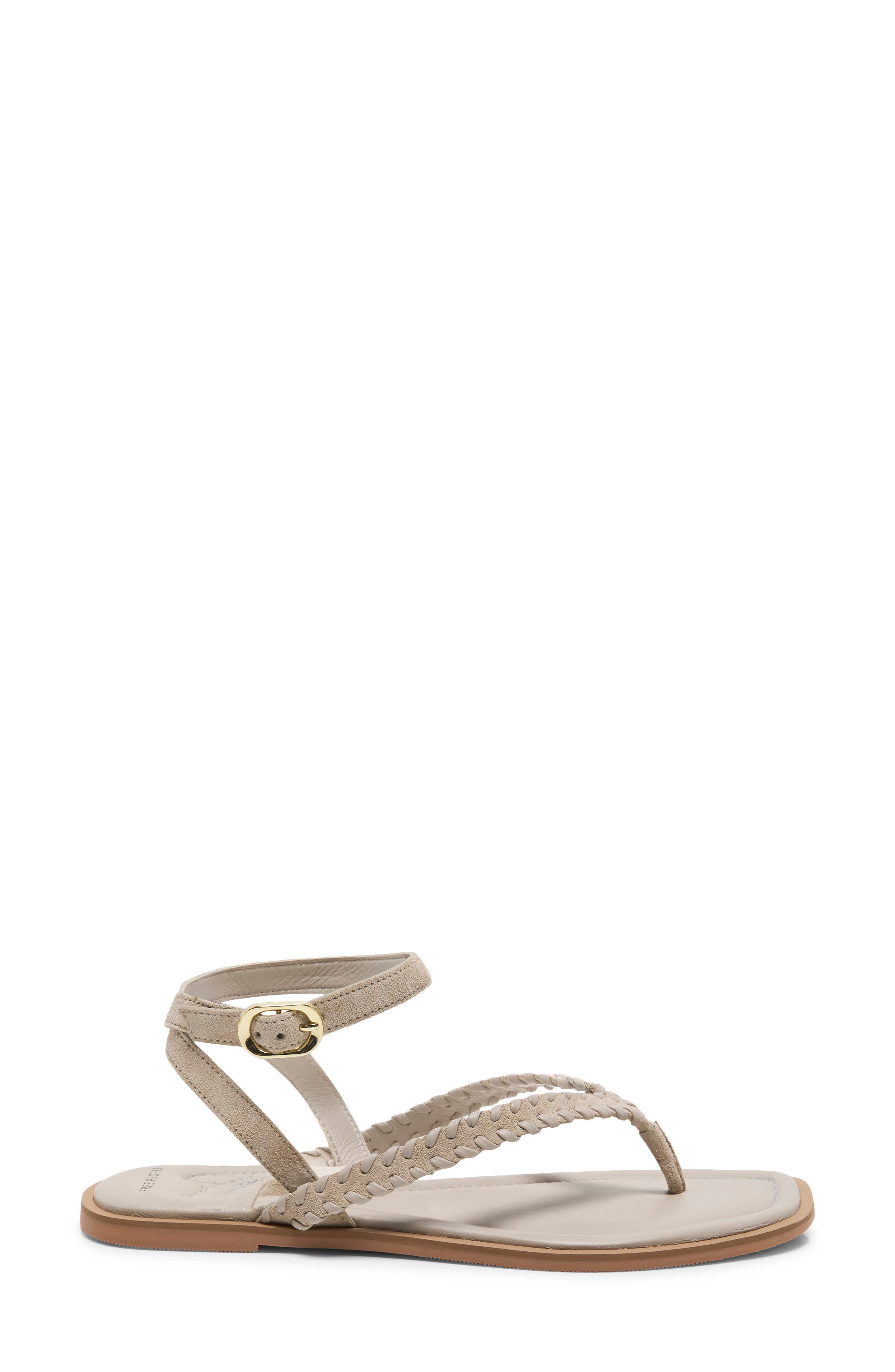 Waverly Whipstitch Ankle Strap Sandal, Alternate, color, SUNSTONE SAND SUEDEO
