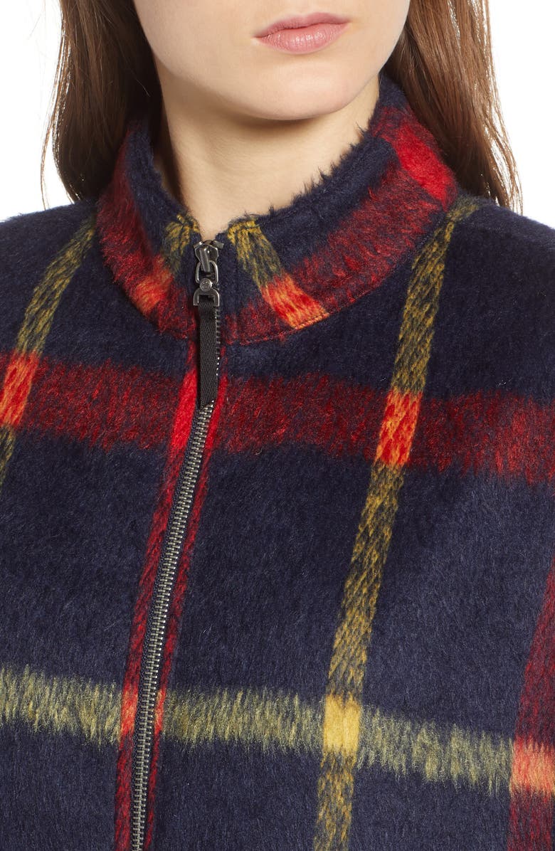 Treasure & Bond Blanket Plaid Cape, Alternate, color, 