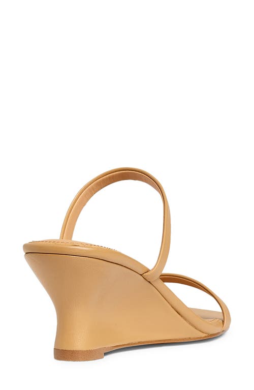 Shop Madewell The Kimmy Wedge Sandal In Amber Brown