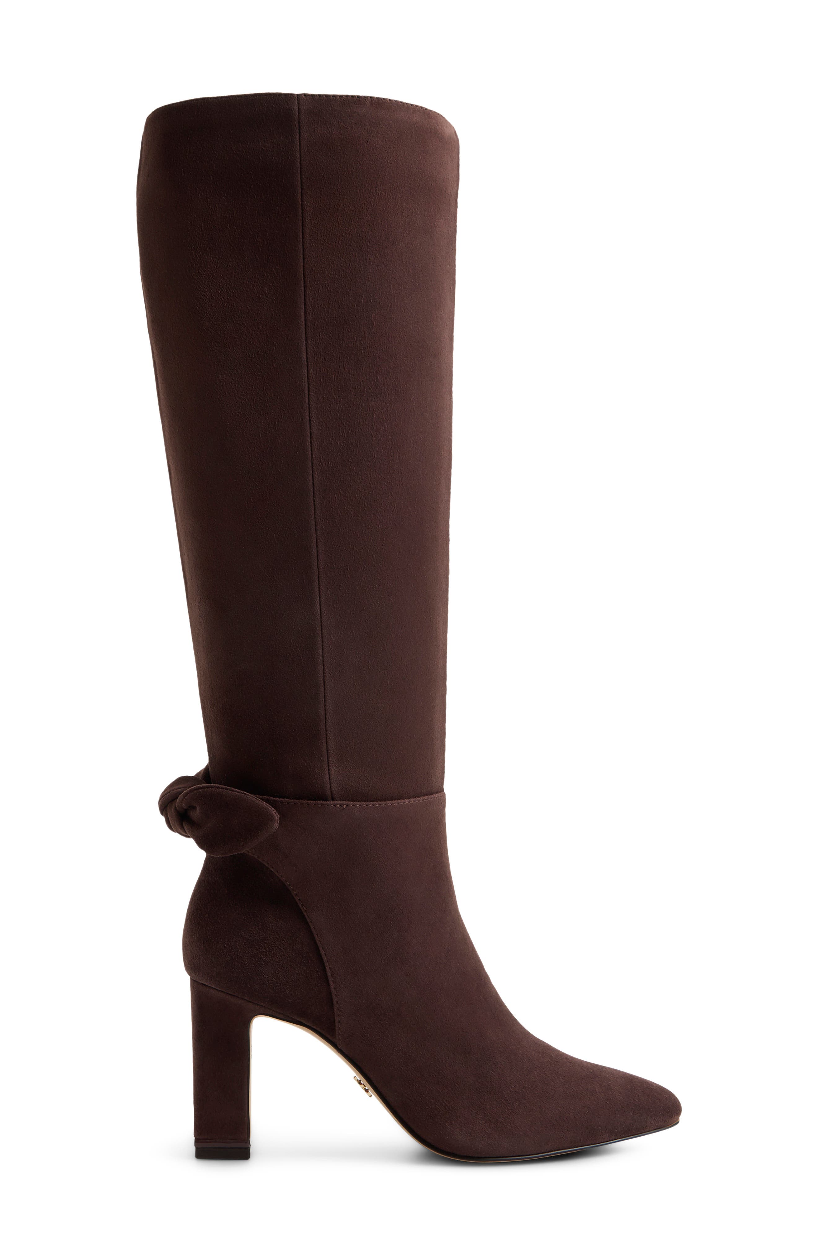 Daphne Knee High Boot, Alternate, color, DARK BROWN