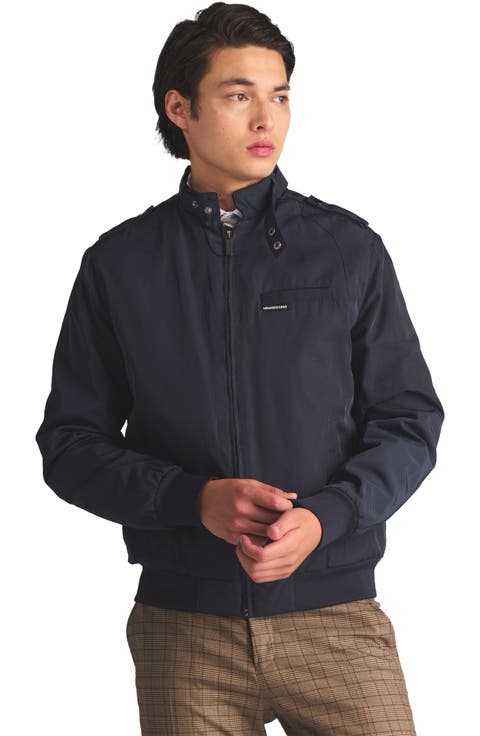 Men's Heavy Iconic Racer Quilted Lining Jacket (Slim Fit)