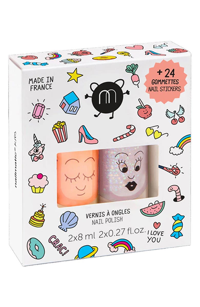 nailmatic Nail Polish And Nail Sticker Set For Kids, Alternate, color, Crac