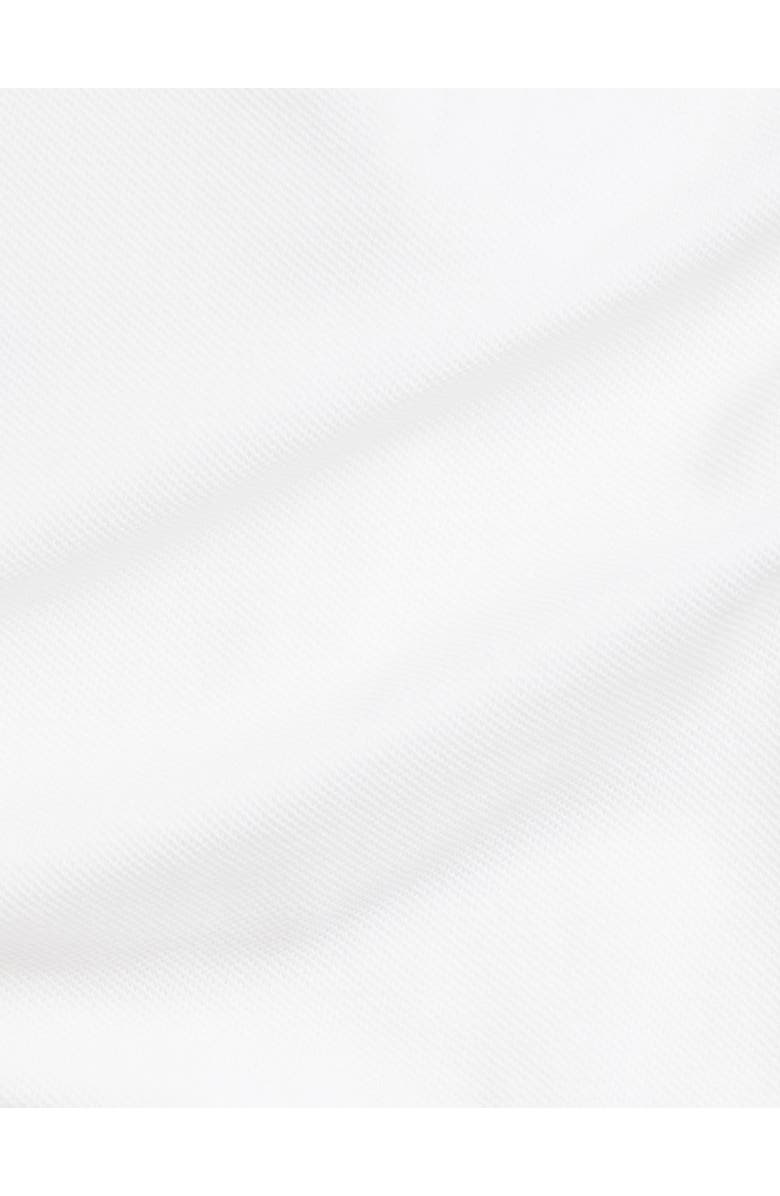 Ralph Lauren Polo Pony Stretch Cotton Mesh Dress Bodysuit, Alternate, color, White