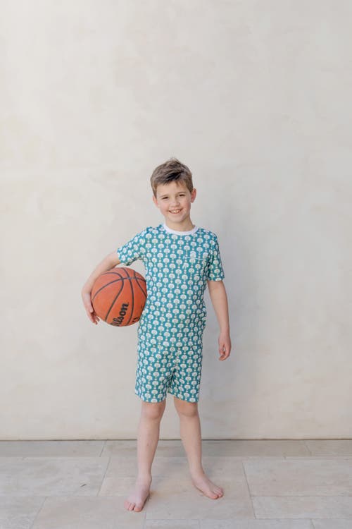 Lila And Hayes Charles Boys' Short Set In Multi