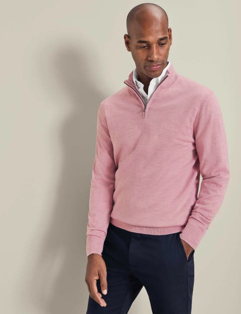 Pure Merino Zip Neck Sweater