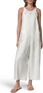 Donna Karan New York Linen Crop Overalls
