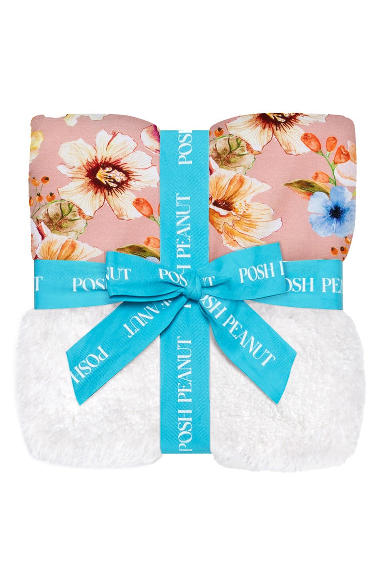 Posh Peanut Miranda Patoo Plush Reversible Blanket, Main, color, 