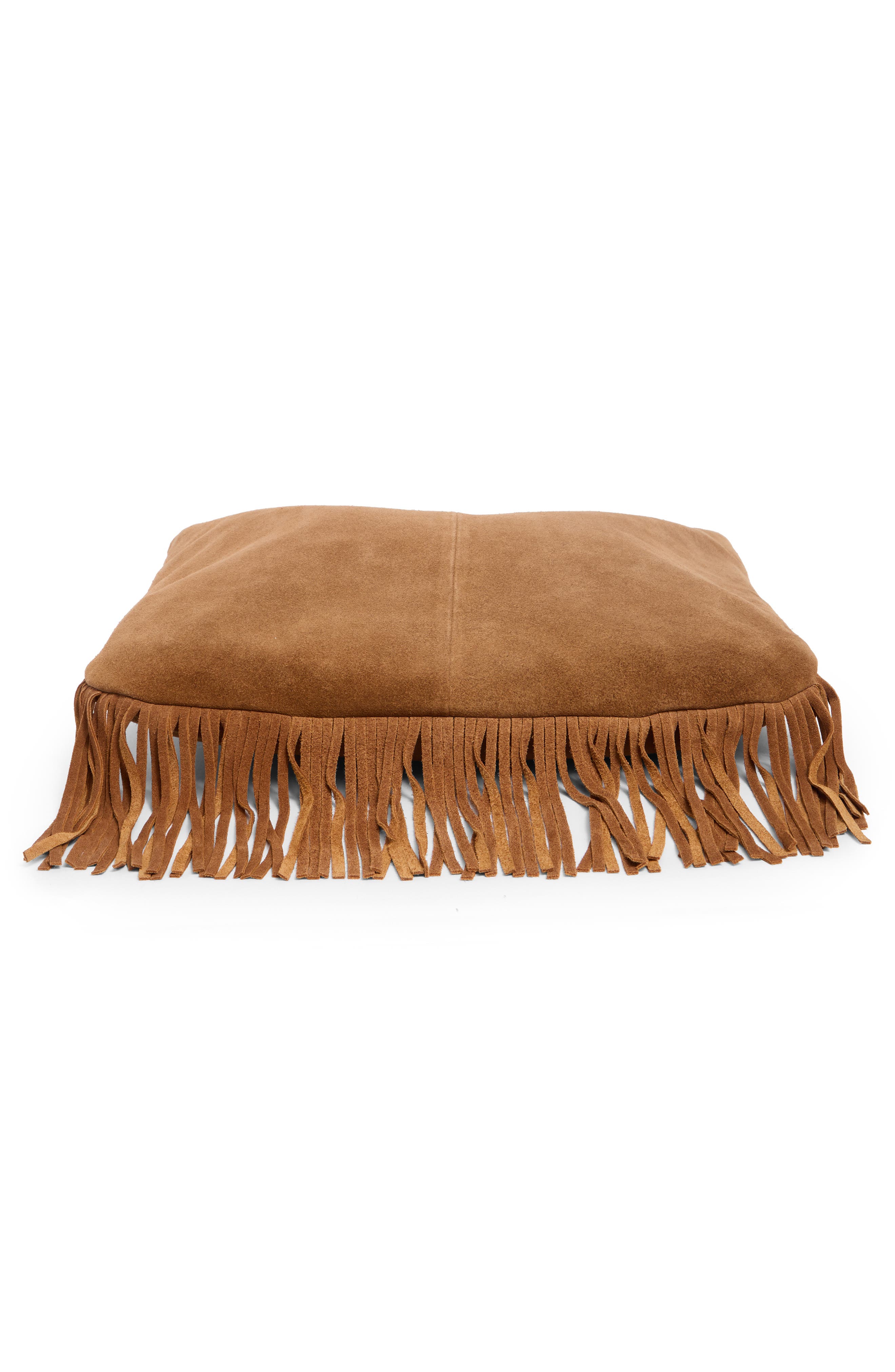 Ivy Fringe Suede Tote, Alternate, color, HONEY TAN SOFT COW SUEDE