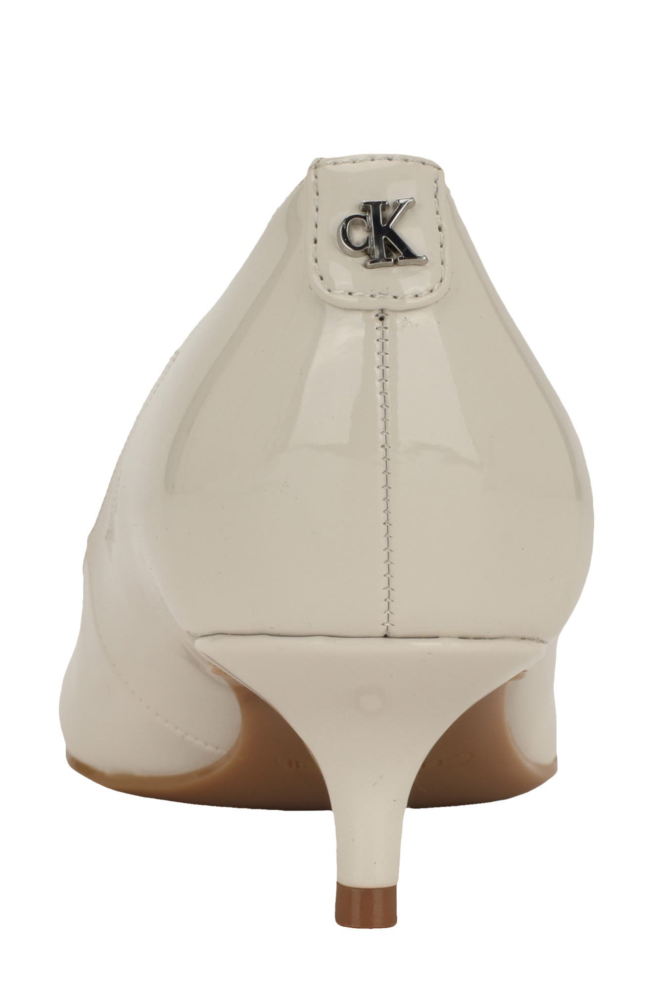 Roxanna Pointed Toe Pump, Alternate, color, IVORY PATENT