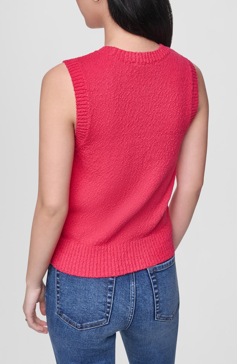 DKNY Jeans Sleeveless Sweater Tank, Alternate, color, Punch