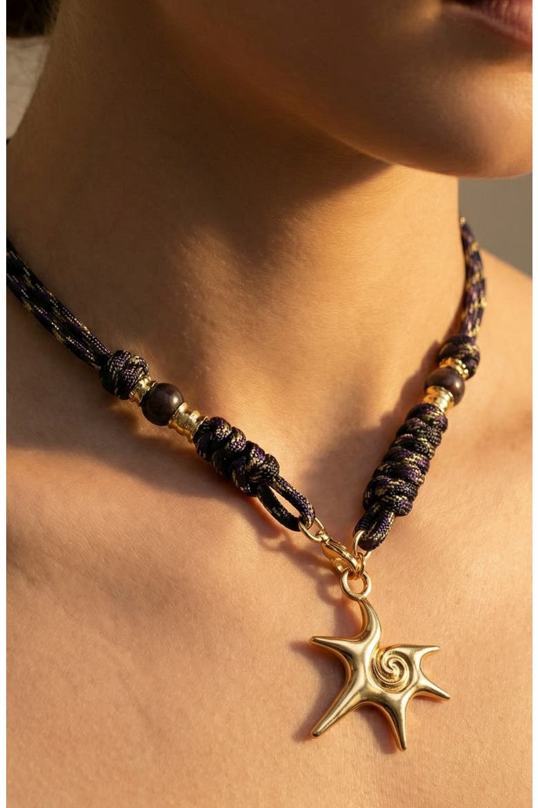 Spark Rope Pendant Necklace, Alternate, color, GOLD