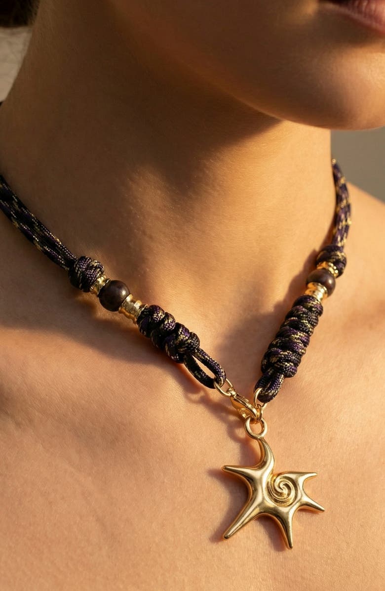 MacRae & Co. Spark Rope Pendant Necklace, Alternate, color, Gold