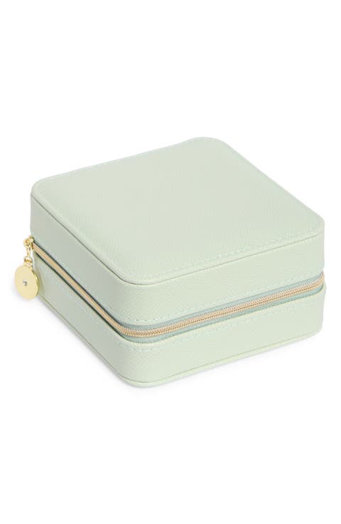 Square Zip Jewelry Box
