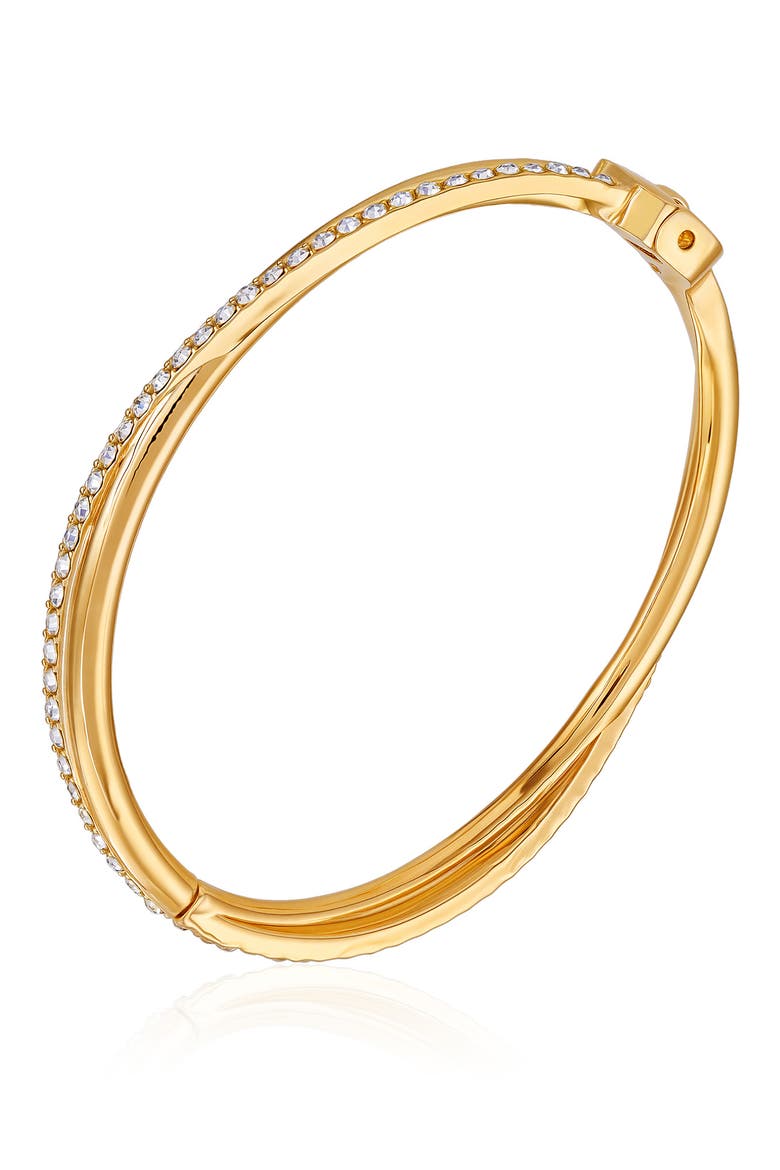Twist Hinge Bracelet, Alternate, color, GOLD TONE