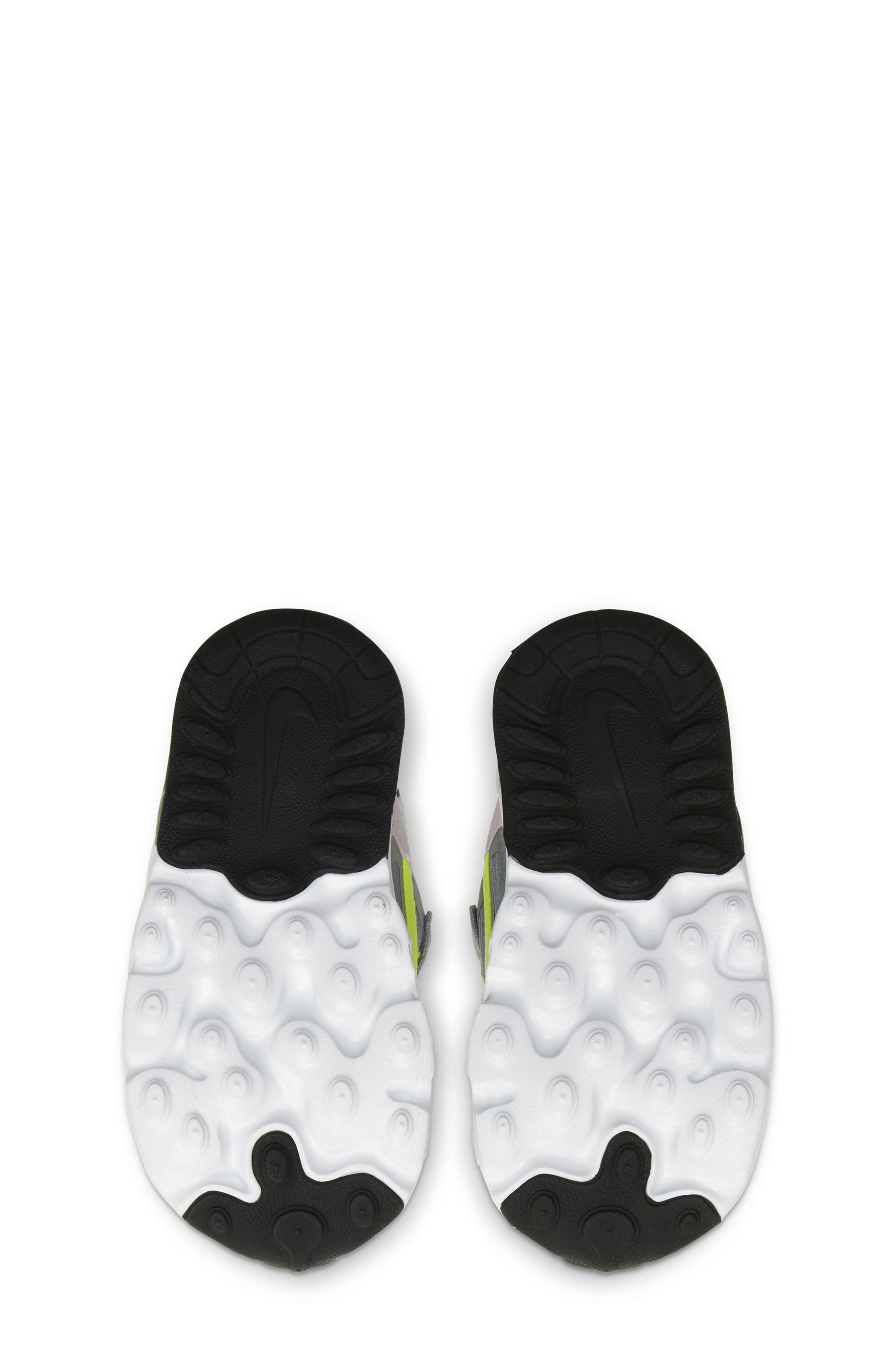 Air Max 270 React Sneaker, Alternate, color, GREY/ LEMON/ LILAC