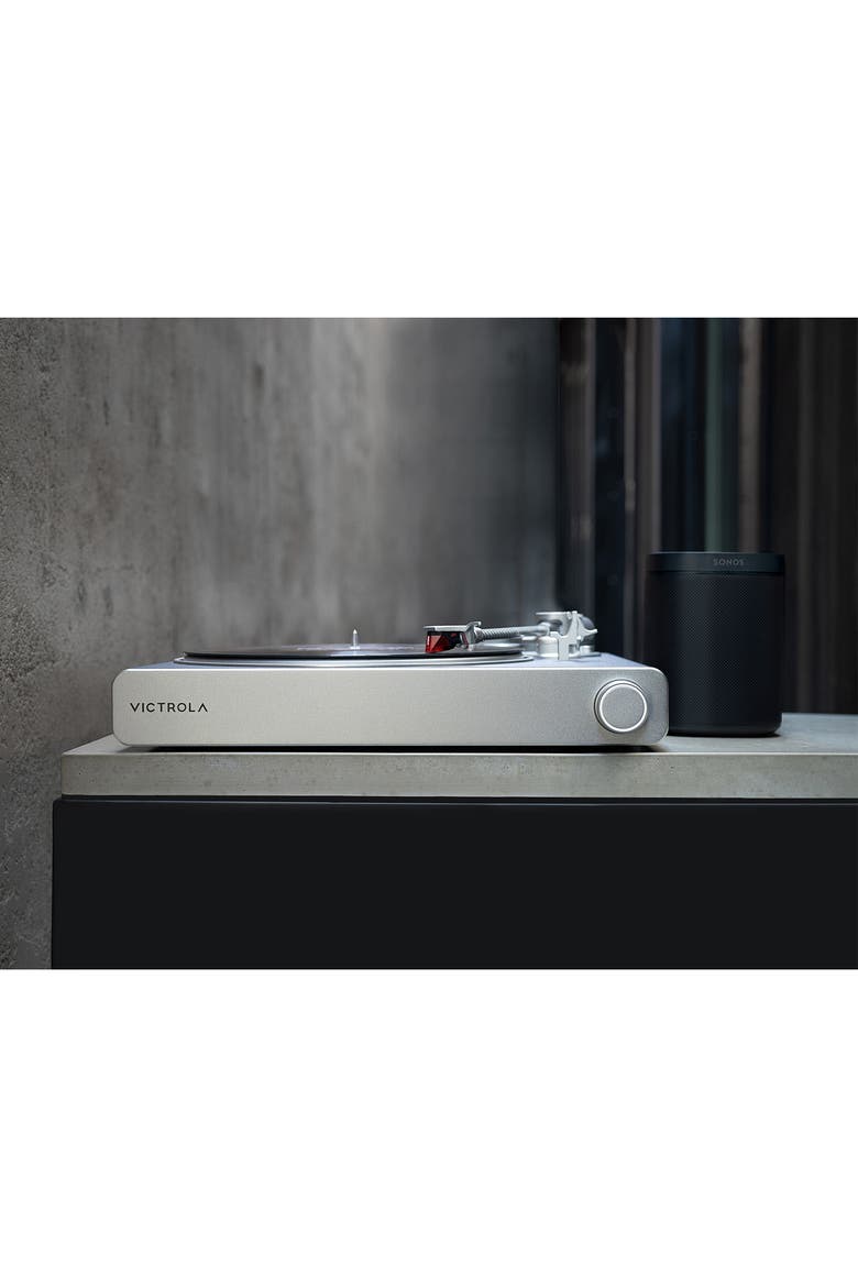 Stream Pearl Wi-Fi and Bluetooth Turntable Works With Sonos, Alternate, color, Black