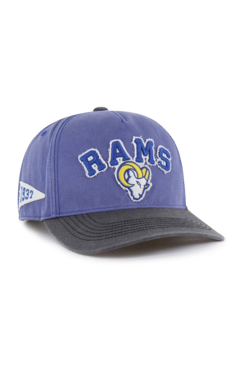 Men's '47 Royal Los Angeles Rams  Calderwood Well Worn Hitch Adjustable Hat, Main, color, Royal