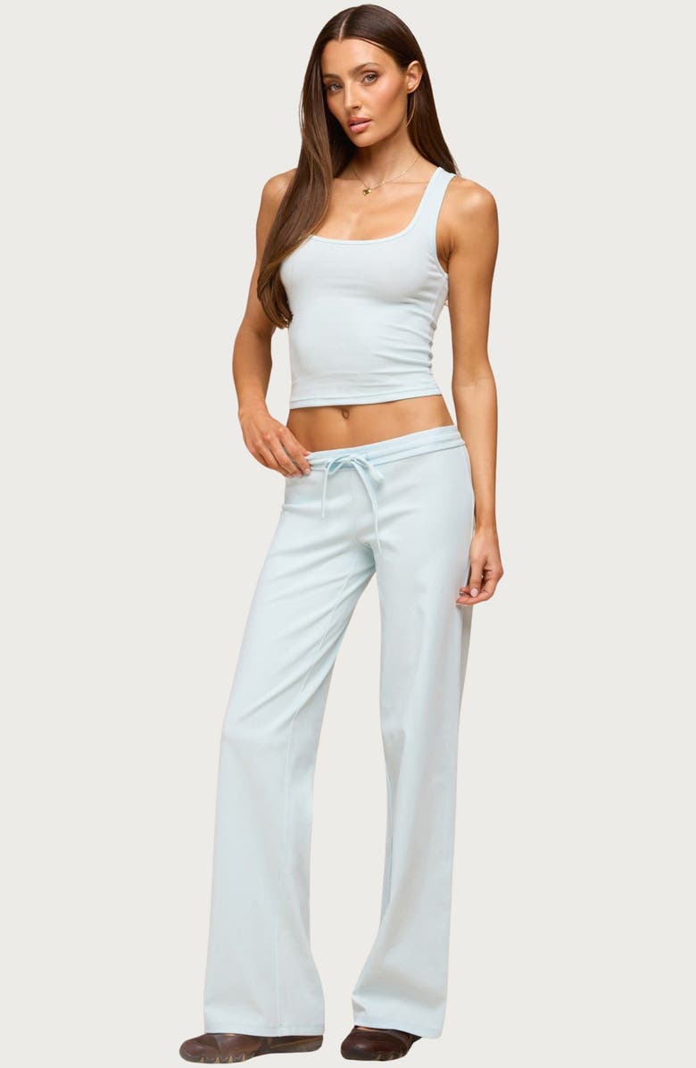 EDIKTED Linda Rib Scoop Neck Tank, Alternate, color, 