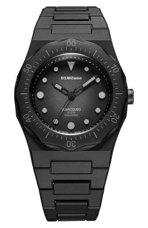 Subacqueo Polycarbonate Bracelet Watch, 40.5mm