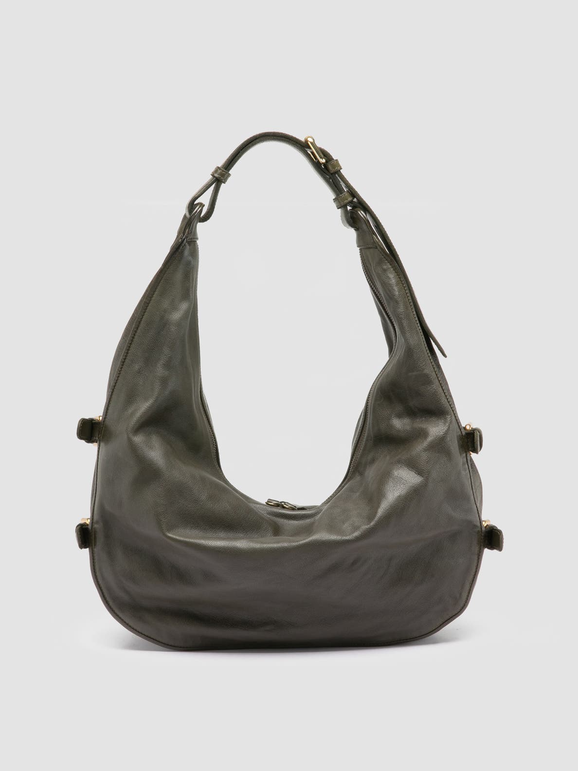 Julie 015 Crescent Shoulder Bag, Alternate, color, Green